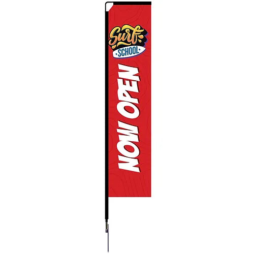 9.8 ft. Mamba Rectangle Flag Large
