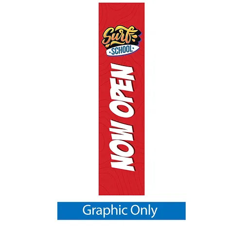 9.8 ft. Mamba Rectangle Flag Large