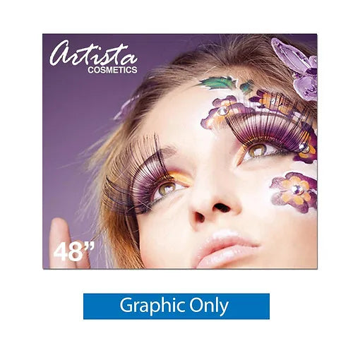 48 in. SilverStep® Tabletop Retractable Banner Stand