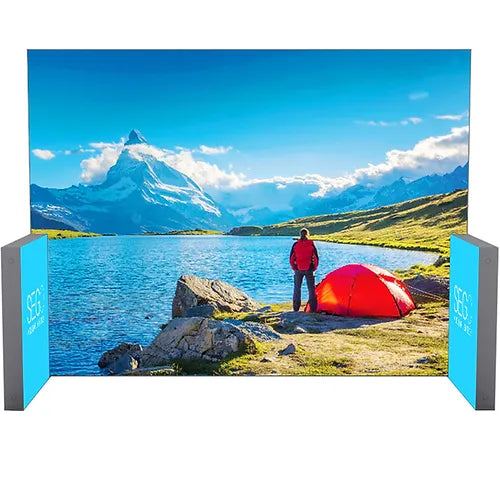 10' x 7.4' SEGO Modular Lightbox Display Configuration E Double-Sided