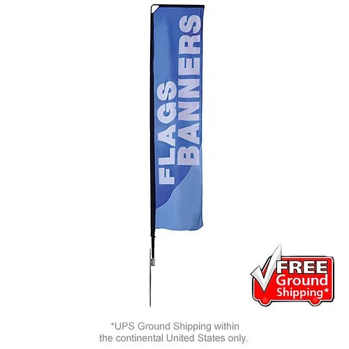 9.8 ft. Mamba Rectangle Flag Large