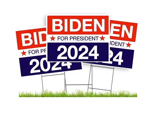 Trump & Biden Political Yard Signs