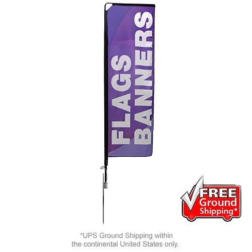 7 ft. Mamba Rectangle Flag Medium