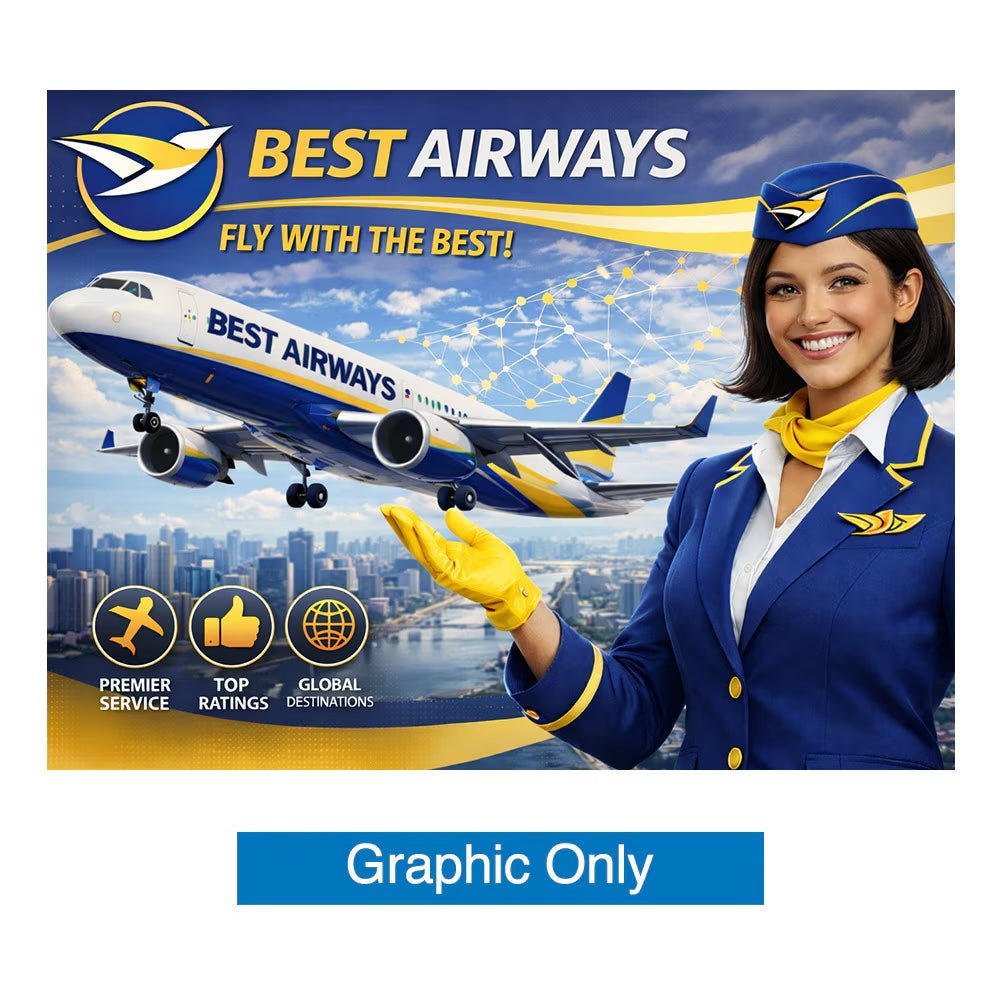 EZ Stand Flight | Airline Carry-On Portable Trade Show Backdrop (8ft & 10ft Convertible)