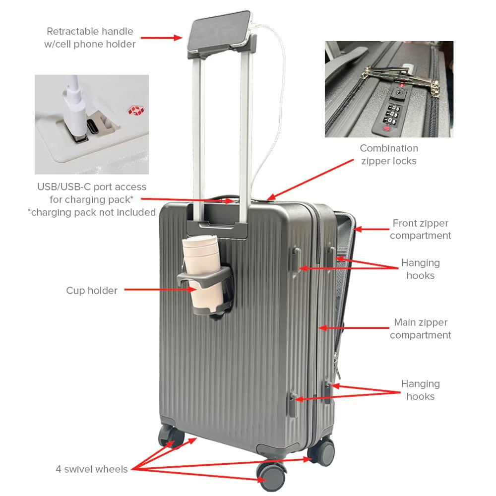 EZ Stand Flight | Airline Carry-On Portable Trade Show Backdrop (8ft & 10ft Convertible)