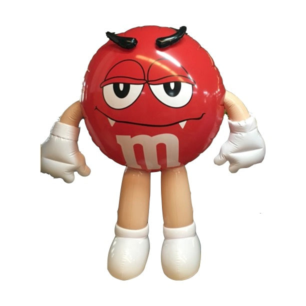 Halloween Red M & M character sealed inflatable- Cleveland, OH- New York, New York, Los Angelas, CA