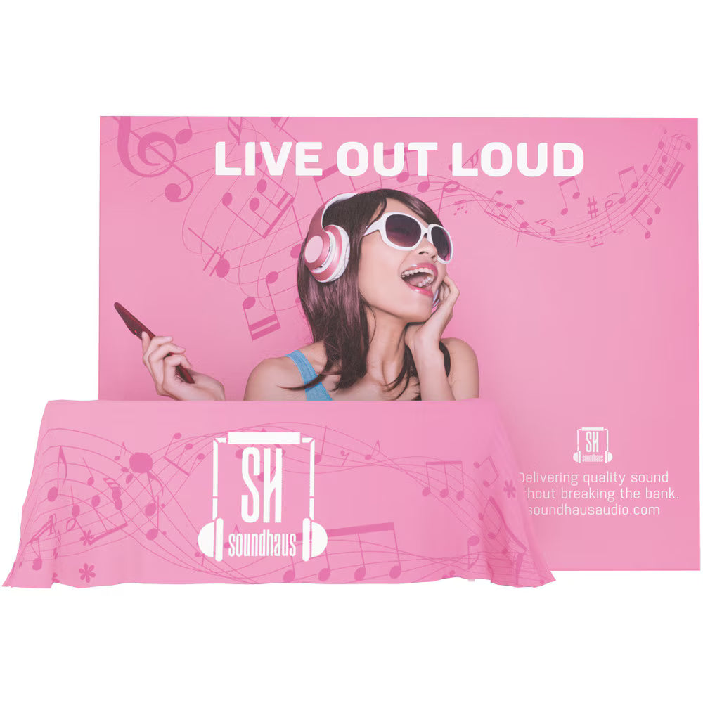 10' Pop-Up Backdrop Showcase Package D