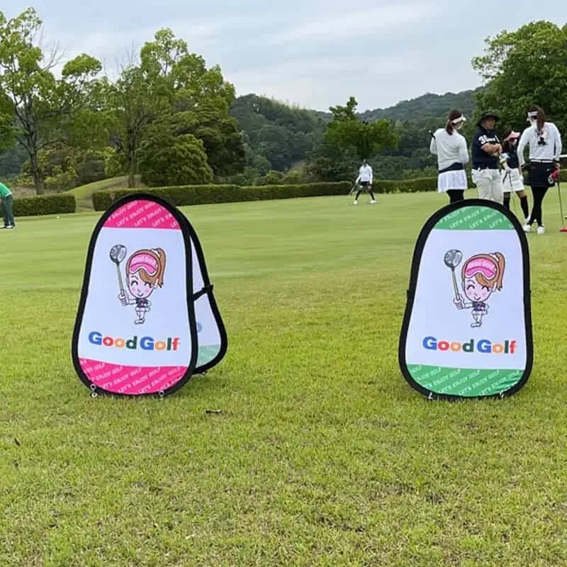 Vertical Pop-Up Sideline Banners