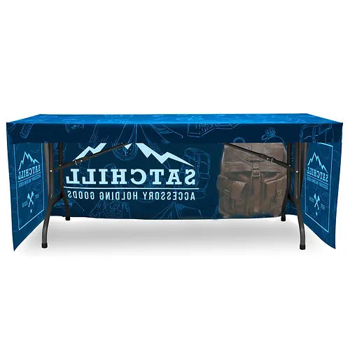6 ft. Fitted Table Throw with Custom Print