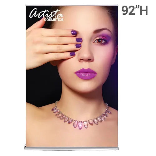 60 in. SilverStep® Retractable Banner Stand