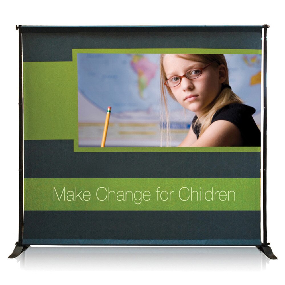Large Jumbo Banner Black Large Tube Single-Sided (Graphic Package) Var