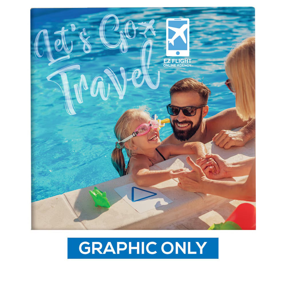 ONE CHOICE® EZ TUBE 8 ft. Fabric Tube Display