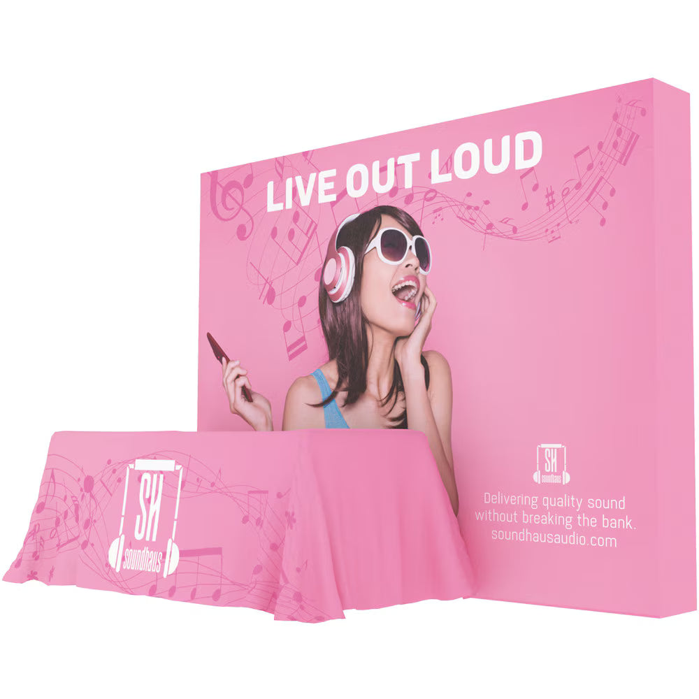 10' Pop-Up Backdrop Showcase Package D