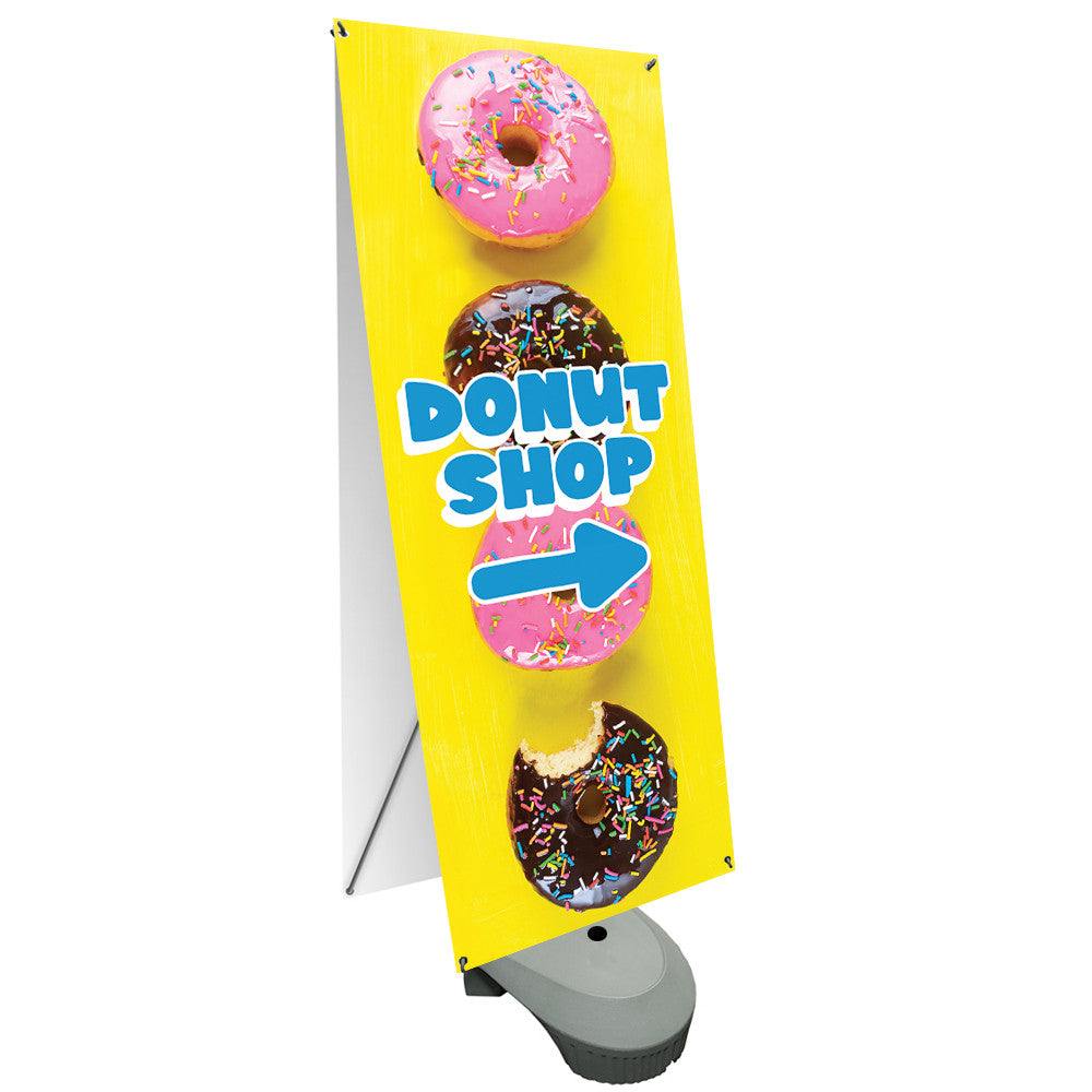 Zeppy Outdoor Banner Stand Display